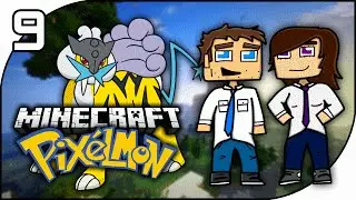 Minecraft: Pixelmon Survival #9 - BATTLING A LEGENDARY POKEMON!