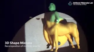 Phyxel: Realistic Display using Physical Objects with High-speed Spatially Pixelated Lighting