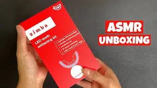 unboxing ZIMBA Supreme LED Teeth Whitening Kit ASMR