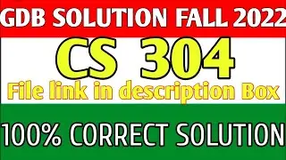 cs304 gdb Solution fall 2022 | CS304 GDB 1 Solution | cs304 gdb 