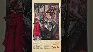 Fender Guitar Fairytale ads posters from 1976 #shorts #fender #fenderstratocaster