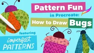 Pattern Fun in Procreate: How to Draw Bugs