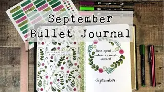 Bullet Journal Setup | September