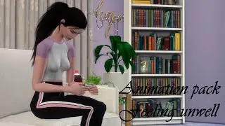 Sims 4 Animations | Feeling unwell (DOWNLOAD Free)