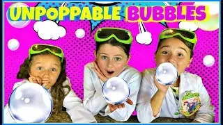 How to Make Unpoppable Bubbles! | Science For Kids