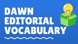 Dawn vocabulary with Urdu meaning | Dawn daily Vocabulary | Daily Dawn vocabulary