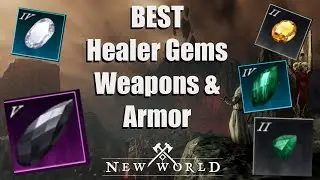 ALL ABOUT GEMS | Healer Gems for Armor & Weapons | How to Get and Use Them! | New World