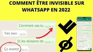 ÊTRE EN LIGNE SANS QUE PERSONNE NE VOUS VOIT | COMMENT MASQUÉ SA PRÉSENCE EN LIGNE SUR WHATSAPP