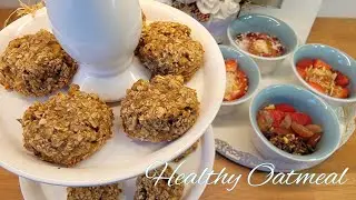 Healthy Banana Oatmeal Cookie Recipe + Oatmeal Bowls