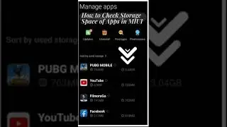 How to Check the Storage taken by each App in MIUI - Mi, Redmi and POCO smartphones