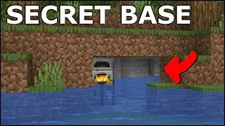 EPIC UNDERWATER BASE WITH SECRET ENTRANCE! MINECRAFT