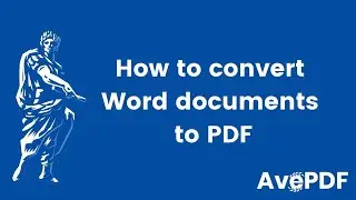How to convert a Word document to PDF online