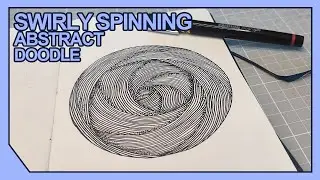 Drawing a ZEN-CIRCLE with a Rotring Isograph