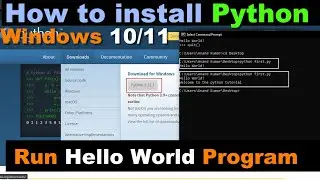 How to install python 3.11.1 on windows 10/11 | Setup python on windows 10 64bit