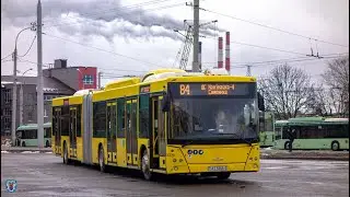 Поездка на автобусе МАЗ-215.069, гос.№ АТ 5955-7, марш.115э