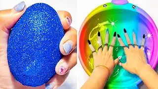 The Satisfying Sensation of Slime ASMR.. So Relaxing Videos! 3298