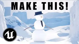 Unreal Engine 5 Tutorial for Beginners - Winter Environment and Snowman