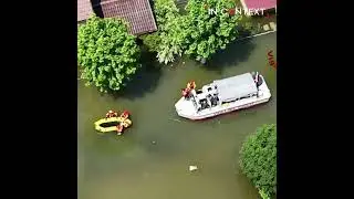 Footage Shows Flooded Towns in Italy