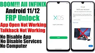 All Infinix FRP Bypass Android 11 - App Not working 2023 | Remove/Unlock Google Account Without Pc