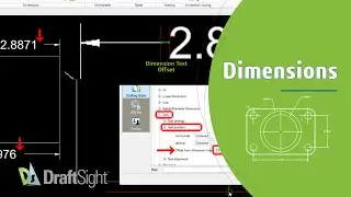 Modify Offset Distance of Dimension Text from Dimension Line in Dimension Style