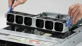 How to Remove/Install Fan Gantry for PowerEdge R7625