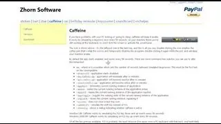 Tech Tutorials - 08 - Keep Your PC Awake With Caffeine