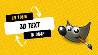 How to Make 3D Text in GIMP