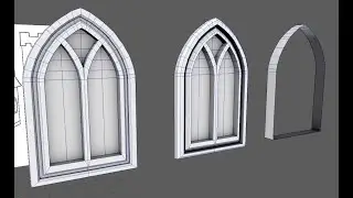 Autodesk Maya 2020: Architectural Composition Beginner tutorial 3: Gothic window