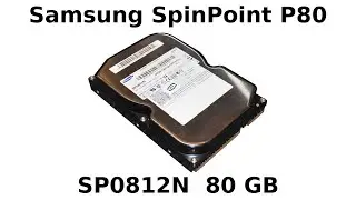 Вскрытие самого худшего жёсткого диска Samsung SpinPoint P80 SP0812N 80GB