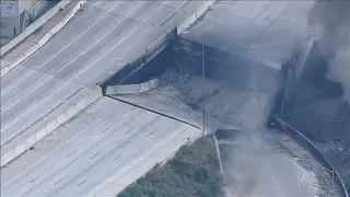 Section of I-95 collapses in Philadelphia after tanker fire burns under highway, officials say