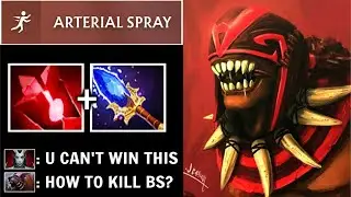 CRAZY ARTERIAL SPRAY Scepter + Bloodstone Seeker vs Ursa QoP Epic Late Game Fights WTF Dota 2