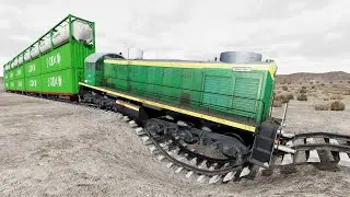 Trains Vs Potholes #35 – BeamNG Drive