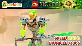 LEGO Bionicle 2016 71306 POHATU - UNITER OF STONE speed build review! [GameBrick]