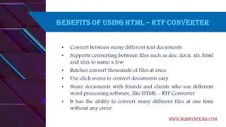 HTML – RTF Converter Essential Tool in Business