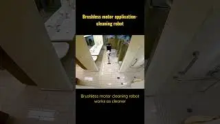 Brushless motor cleaner robot 