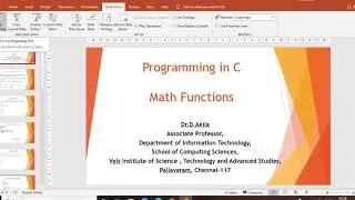 Math Function in C Programming