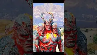 GTA 5: SPIDERMAN CALLED LAVA GOD😱🔥🤯#gta5 #spiderman #goku #lavagod #powerrangers #gta5shorts #venom