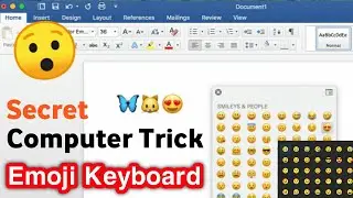 How to get emoji keyboard in windows | computer Tricks | computer emoji keyboard | Emoji Keyboard pc