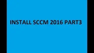 INSTALL SCCM 2016 PART3 | Installing WSUS for SCCM 2016