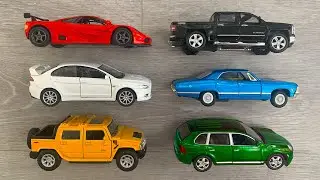 Porsche Panamera vs Hummer - Обзор на МАШИНКИ - Модельки Автомобилей - Various Cars in Dynamics