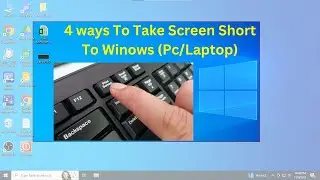 How To Take Screenshot On PC or Laptop | Screenshot Shortcut Key Windows