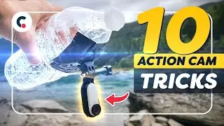 10 Creative HACKS & TRICKS For Action Cameras (Insta360 GO2)