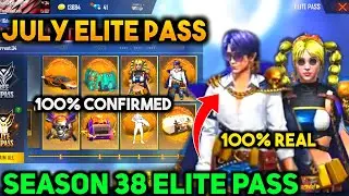 JULY ELITE PASS FREE FIRE 2021 || SEASON 38 ELITE PASS || SEASON 38 JULY ELITE PASS