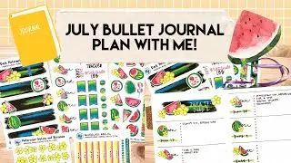 PLAN WITH ME LIVE! || July 2022 Bullet Journal Setup