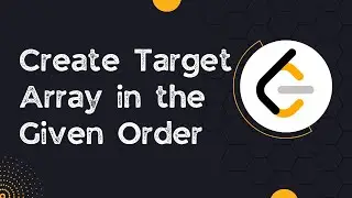 Create Target Array in the Given Order - Leetcode 1389 (Python)