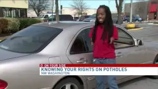 What rights do you have if a pothole damages your car?