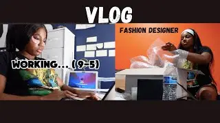 day in the life: a fashion designer with a 9-5 in marketing | Vlog