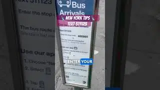 #NewYork #NewYorkTips #MTA #Bus #Manhattan #Travel #BusStop