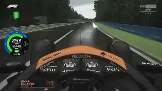 F1 2024 Oscar Piastri ONBOARD Belgian GP FP3 | 