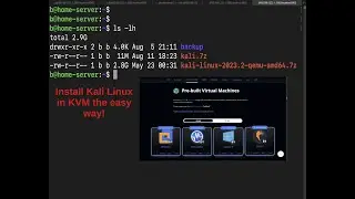 Install Kali Linux or any OS From an Existing Disk Image in KVM | Linux Virtualization